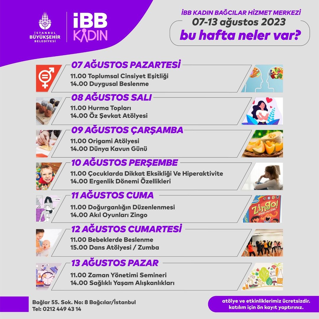 İBB Bağcılar Hizmet Merkezi - İBB Kadın Etkinlikleri